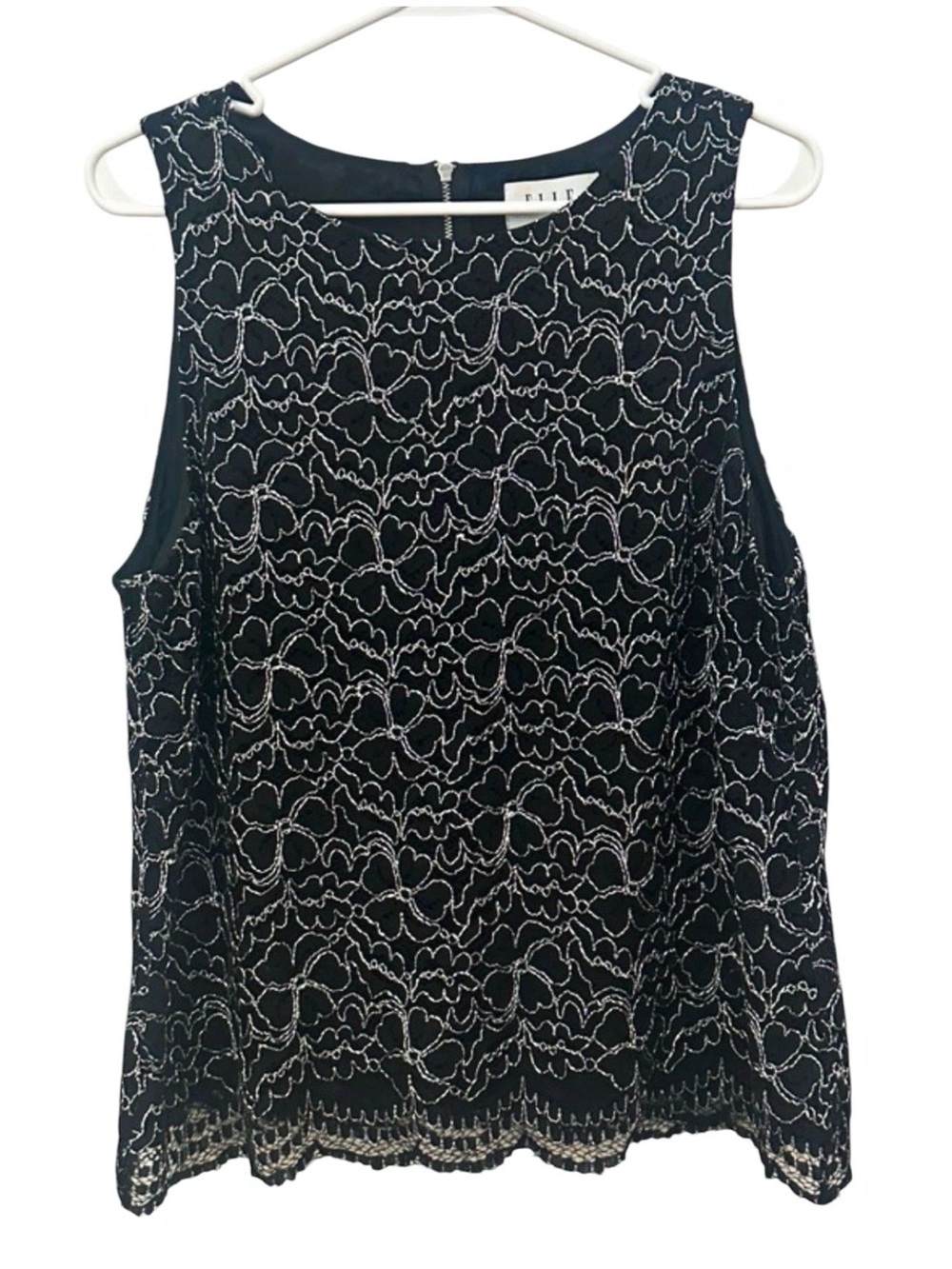 Elle Lace Sleeveless Top Size XL